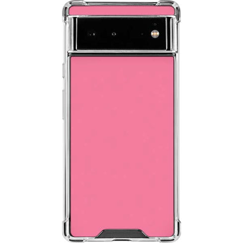 Bubble Gum Pink Google Pixel 6 Clear Case